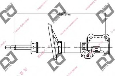 Амортизатор DJ PARTS купить