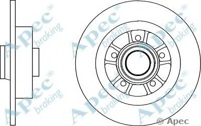 Тормозной диск APEC braking купить