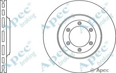 Тормозной диск APEC braking купить