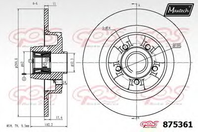 Тормозной диск R+ (Regular Plus) MAXTECH купить