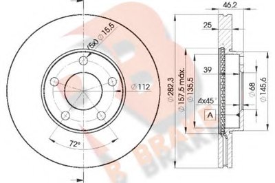 Тормозной диск R BRAKE купить