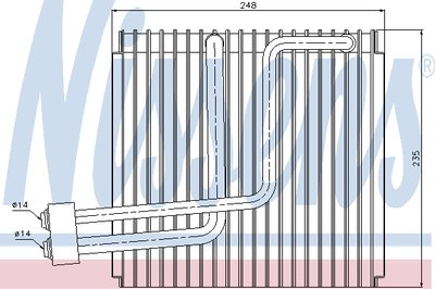 Испаритель, кондиционер NISSENS Придбати
