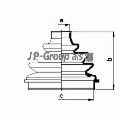 Комплект пылника, приводной вал QH JP GROUP купить