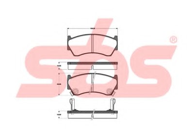 Комплект тормозных колодок, дисковый тормоз sbs купить