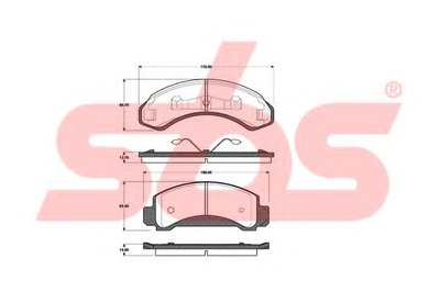 Комплект тормозных колодок, дисковый тормоз sbs купить