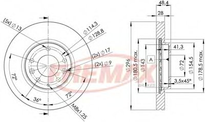 Тормозной диск Premium Carbon + FREMAX купить