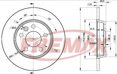 Тормозной диск Premium Carbon + FREMAX купить