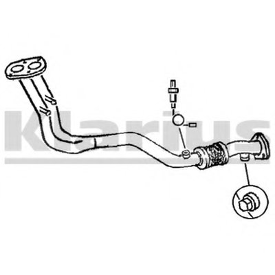 Труба выхлопного газа KLARIUS купить