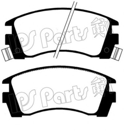 Комплект тормозных колодок, дисковый тормоз IPS Parts IPS Parts купить