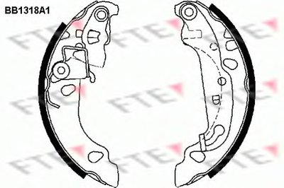 Комплект тормозных колодок FTE купить