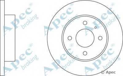 Тормозной диск APEC braking купить