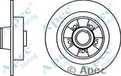 Тормозной диск APEC braking купить