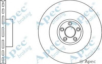 Тормозной диск APEC braking купить