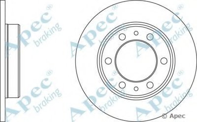 Тормозной диск APEC braking купить