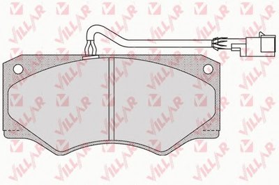 Комплект тормозных колодок, дисковый тормоз VILLAR купить