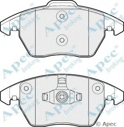 Комплект тормозных колодок, дисковый тормоз APEC braking купить