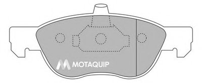 Комплект тормозных колодок, дисковый тормоз MOTAQUIP купить