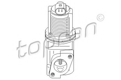 Клапан возврата ОГ TOPRAN купить