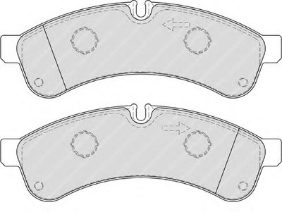 Комплект тормозных колодок, дисковый тормоз PREMIER FERODO купить