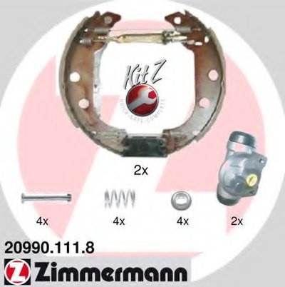Комплект тормозных колодок KIT Z ZIMMERMANN купить