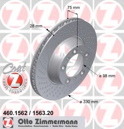 Тормозной диск COAT Z ZIMMERMANN купить