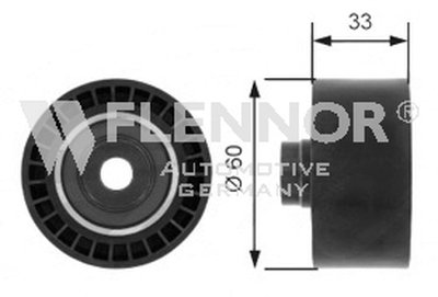 Паразитный / Ведущий ролик, зубчатый ремень FLENNOR купить