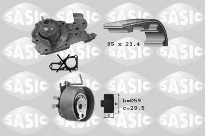 Водяной насос + комплект зубчатого ремня SASIC купить