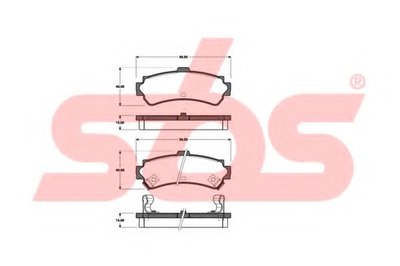 Комплект тормозных колодок, дисковый тормоз sbs купить