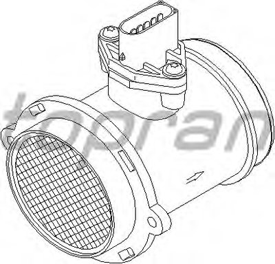Расходомер воздуха TOPRAN купить