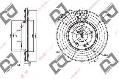 Тормозной диск DJ PARTS купить