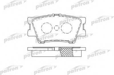 Комплект тормозных колодок, дисковый тормоз PATRON купить