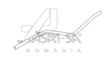 Труба выхлопного газа ASAM купить