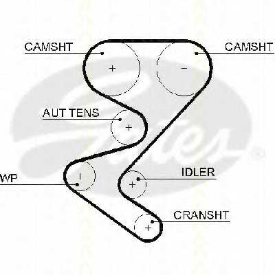 Ремень ГРМ TRISCAN купить