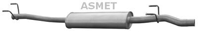 Средний глушитель выхлопных газов ASMET купить
