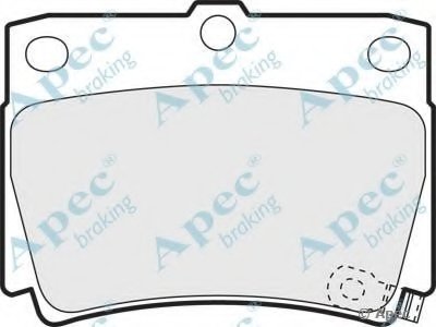 Комплект тормозных колодок, дисковый тормоз APEC braking купить