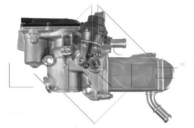 Радиатор рециркуляции ОГ с клапаном EGR Renault Megane III/Scenic III 1.9dCi 08- 