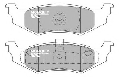 Комплект тормозных колодок, дисковый тормоз MOTAQUIP купить
