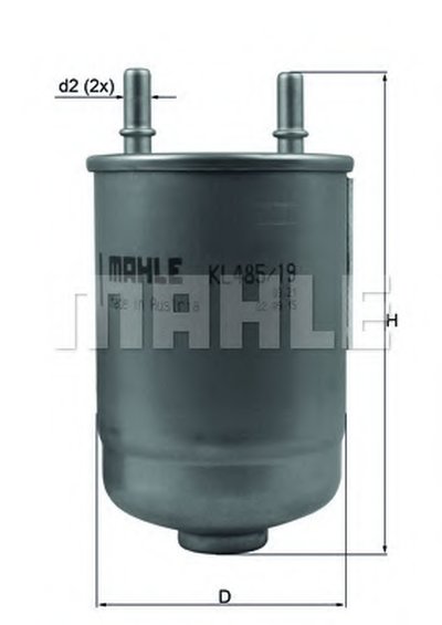 Топливный фильтр MAHLE ORIGINAL купить