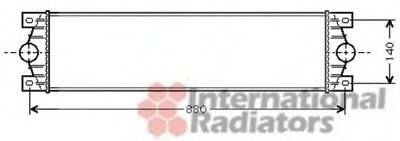 Радиатор интеркулера Renault Master/Opel Movano II 1.9/2.2/2.5 dCi 02-