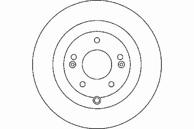 Диск тормозной (задний) Hyundai Santa Fe I/II 04-09 (302x11) PRO