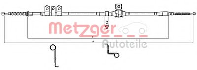 Трос, стояночная тормозная система COFLE METZGER купить