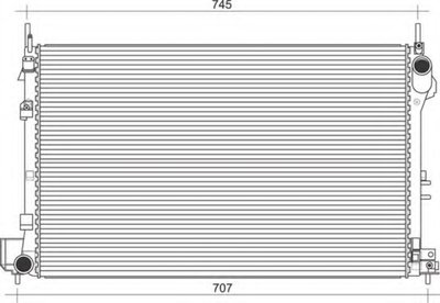 Радиатор, охлаждение двигателя MAGNETI MARELLI купить