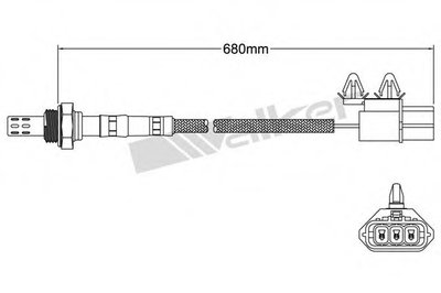 Лямда-зонд WALKER PRODUCTS купить