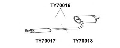 Предглушитель выхлопных газов VENEPORTE купить