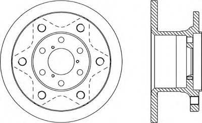 Тормозной диск ADAPTIVE OPEN PARTS купить