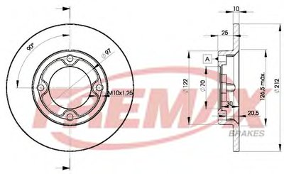 Тормозной диск Premium Carbon + FREMAX купить