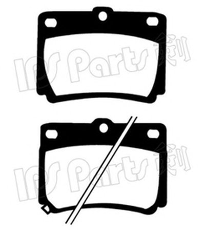 Комплект тормозных колодок, дисковый тормоз IPS Parts IPS Parts купить
