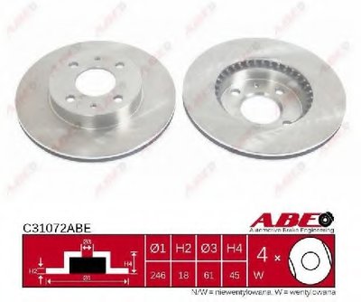 Тормозной диск ABE купить