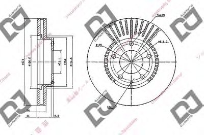 Тормозной диск DJ PARTS купить