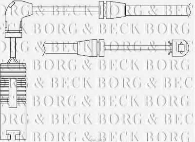 Сигнализатор, износ тормозных колодок BORG & BECK купить